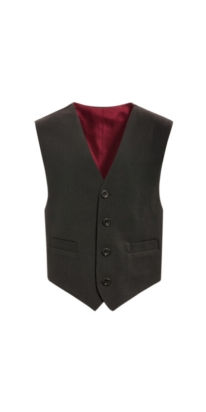 Boys Black Waistcoat