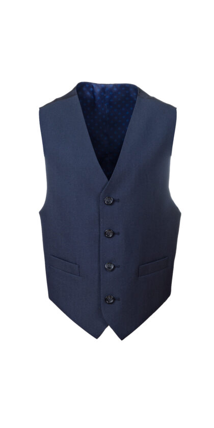 1880s Navy Blue Boys Waistcoat