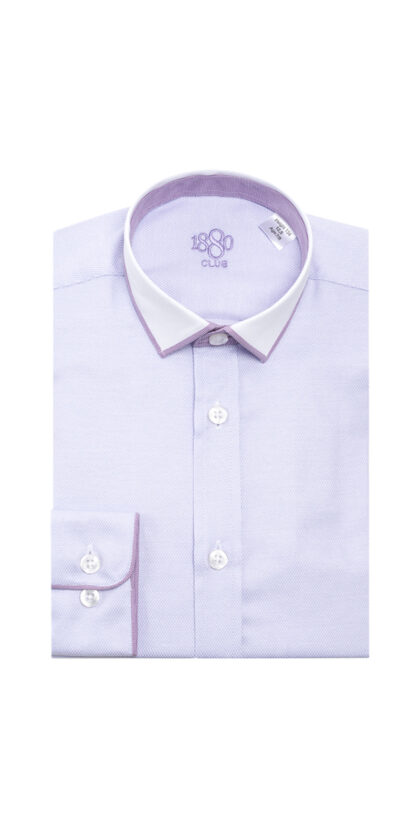 1880 Boys Lilac shirt