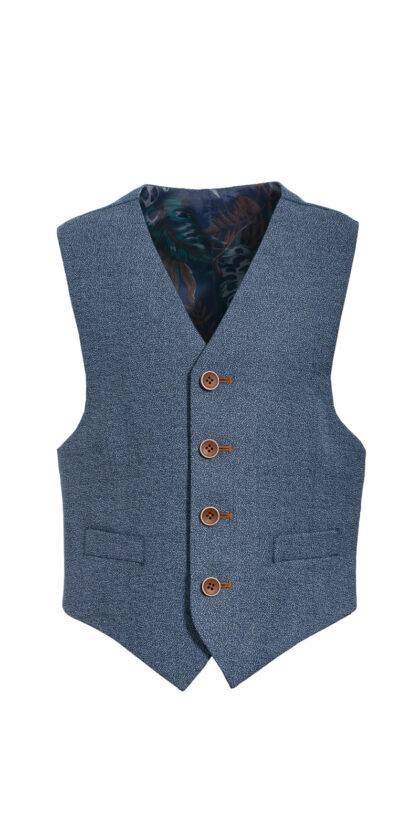 Boys Light Blue Waistcoat