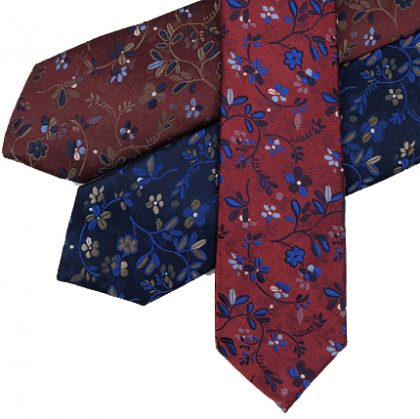 Boys Floral Tie Set