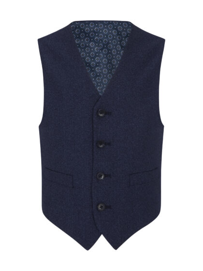 Boys Navy Waistcoat