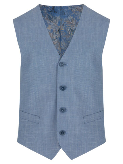 Boys Light Blue Waistcoat