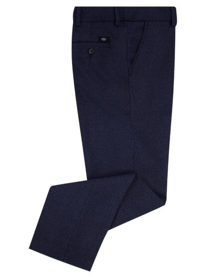 Boys Navy speckled trousers
