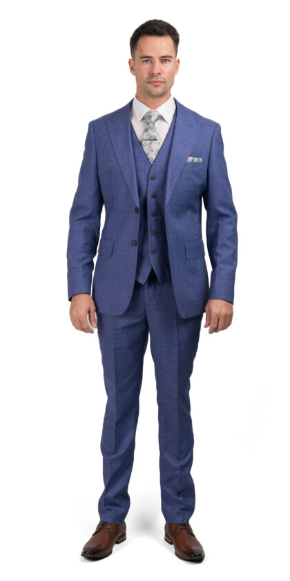 Fenton - Mid Navy Wedding - 3 Piece Suit