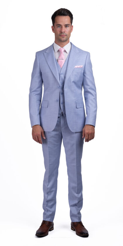 Capaldi Light Blue Wedding - 3 Piece Suit