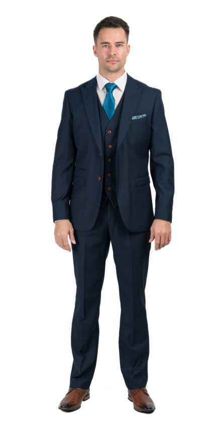Clooney - 3 Piece Navy Suit