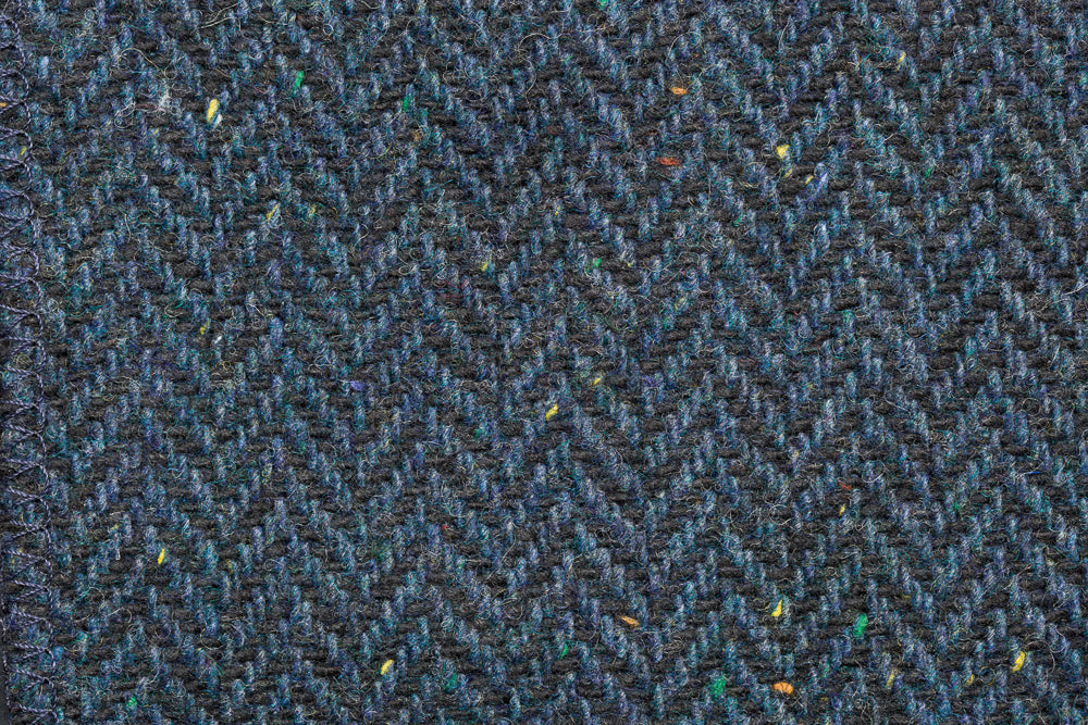 Blue Herringbone Tweed Three-Piece Suit - Image 6