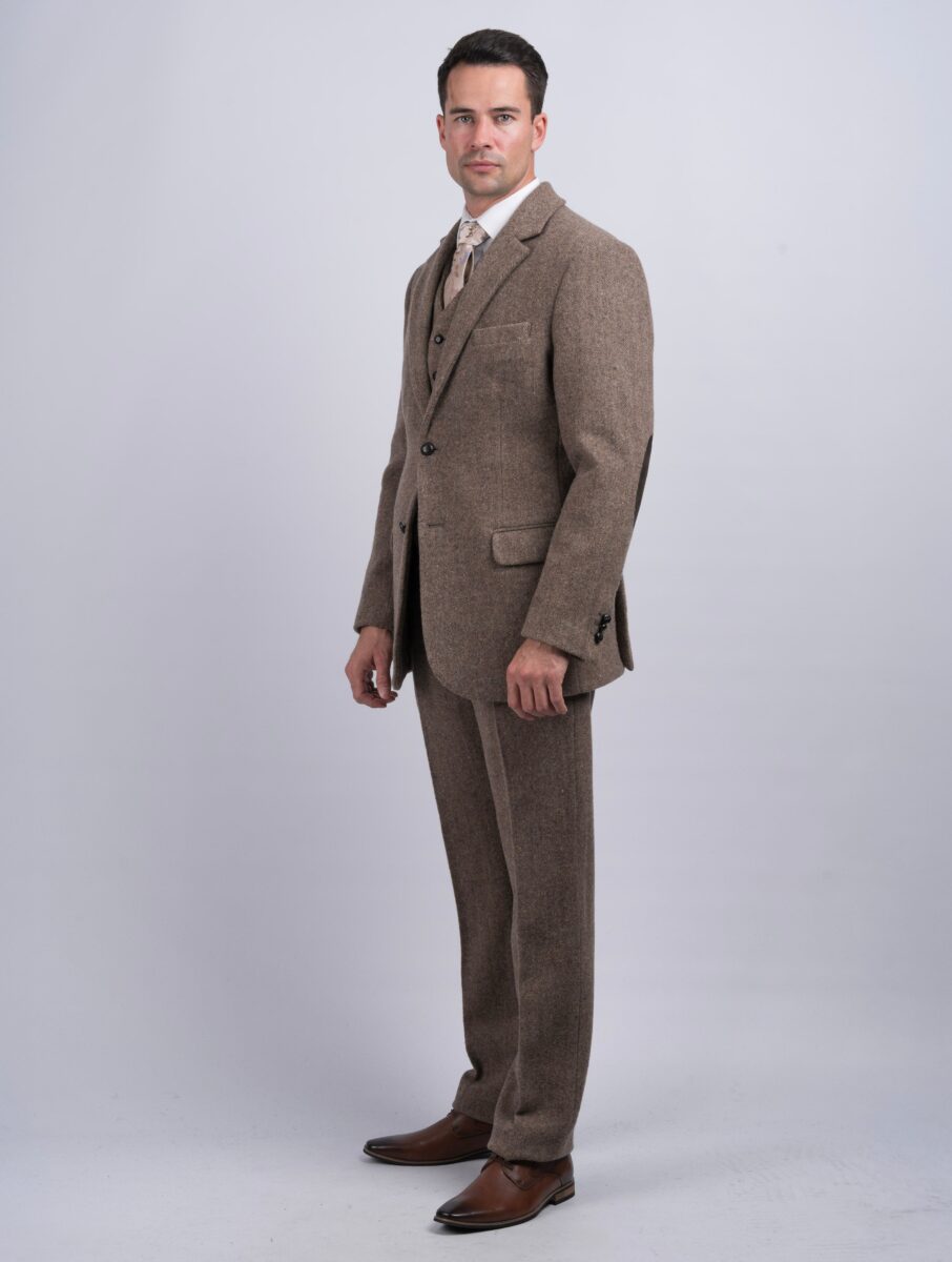 Fawn Tweed Three-Piece Suit - Image 3